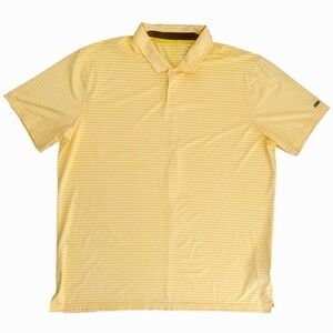 Nike Tiger Woods Golf Polo Men Size XL Striped Vapor BQ6722-393 Shirt